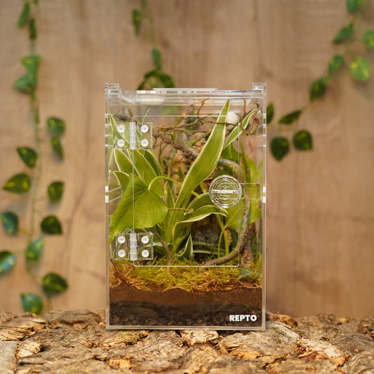 Terrarium Repto Terra Clear Deluxe Ansicht vorne