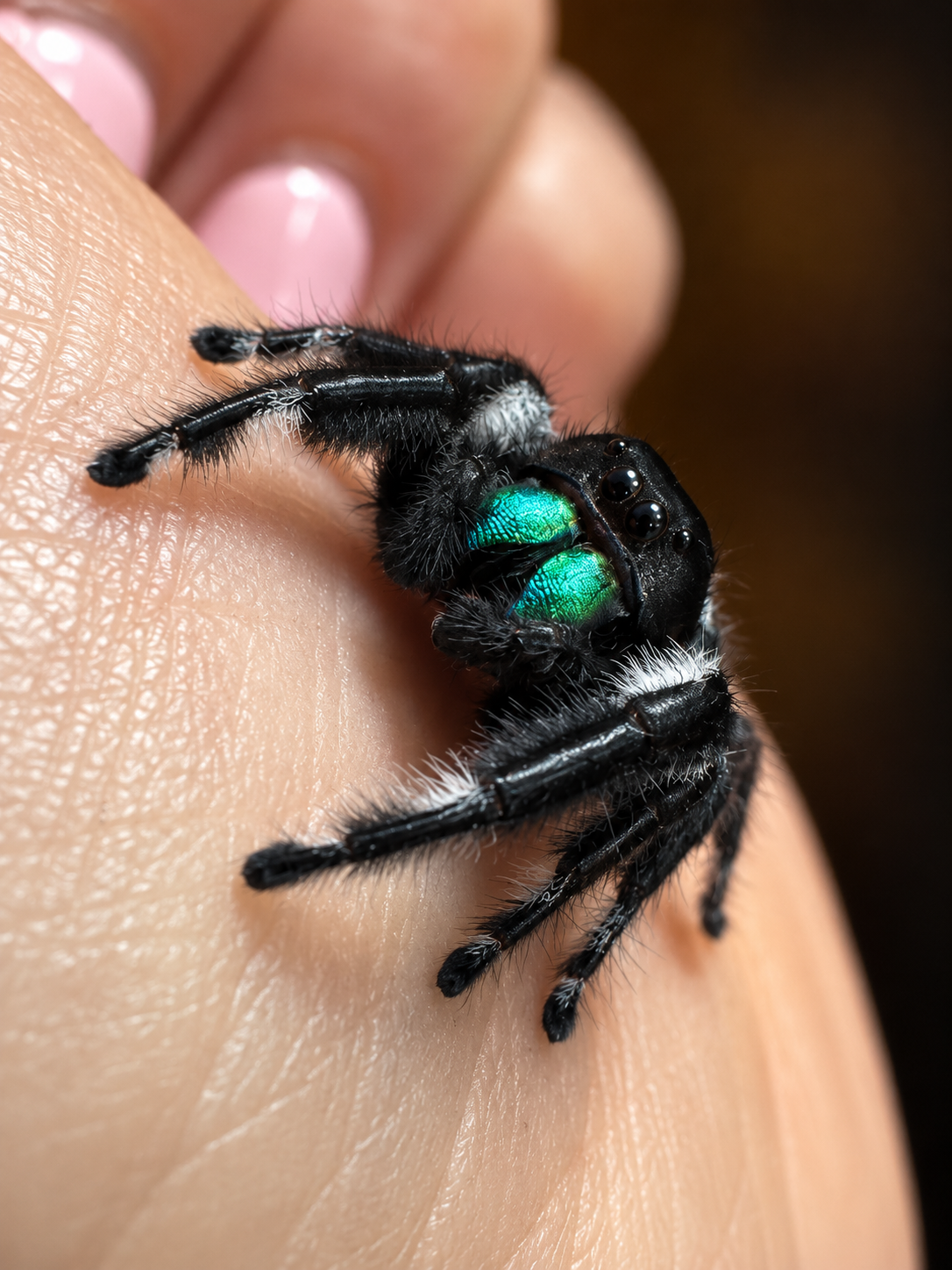 Springspinne Phidippus regius Nord Florida
