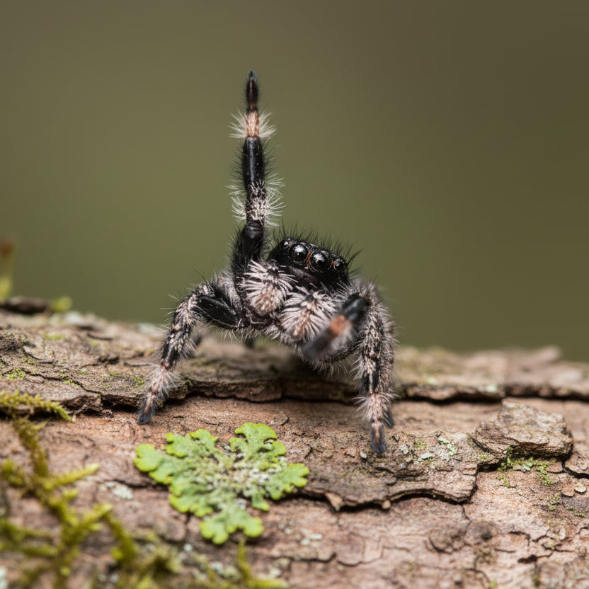 Phidippus regius Bahamas junges Männchen