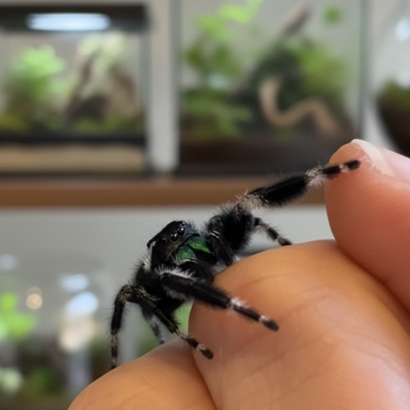 Phidippus regius Bahamas adultes Männchen