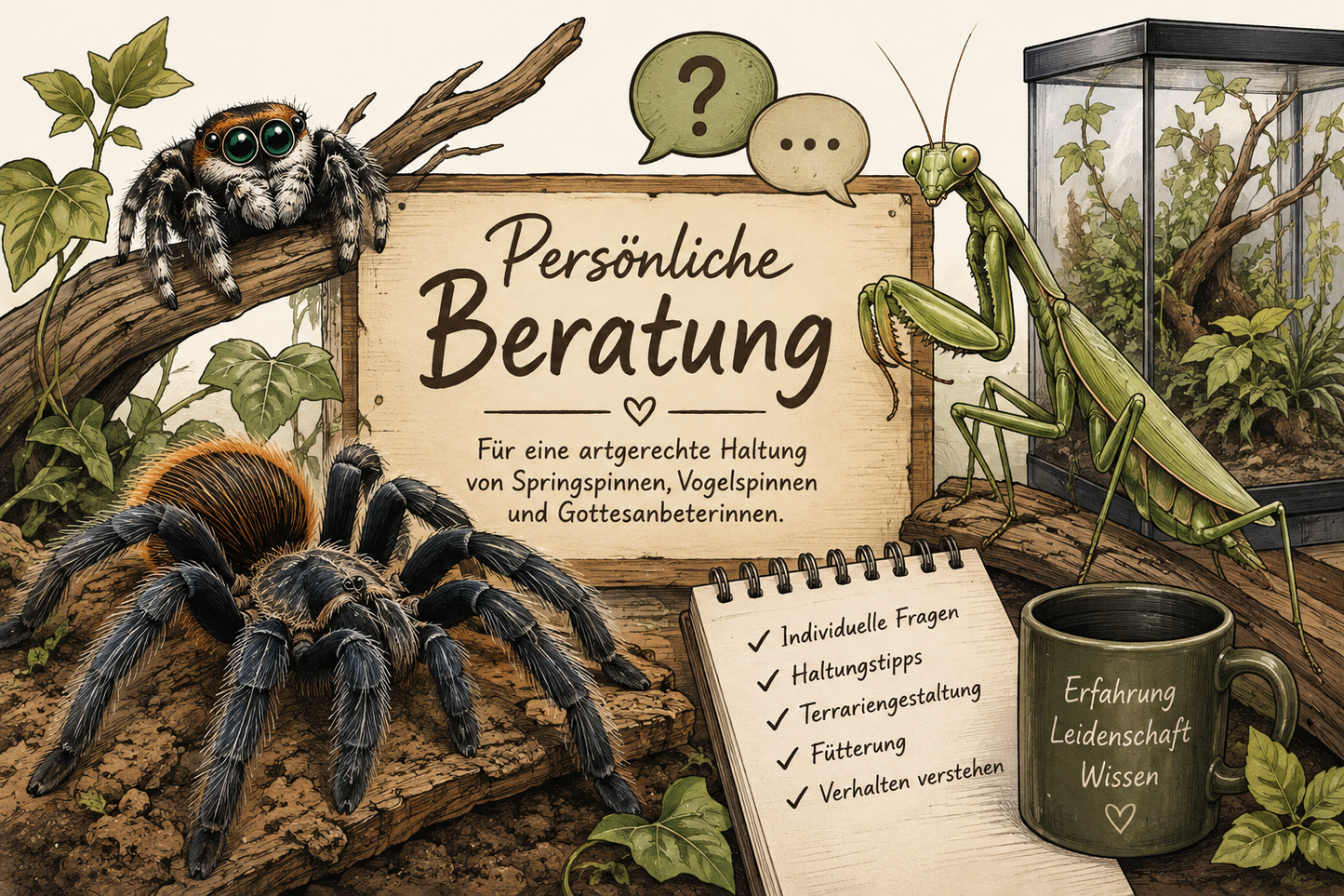 Persönliche Terraristik-Beratung