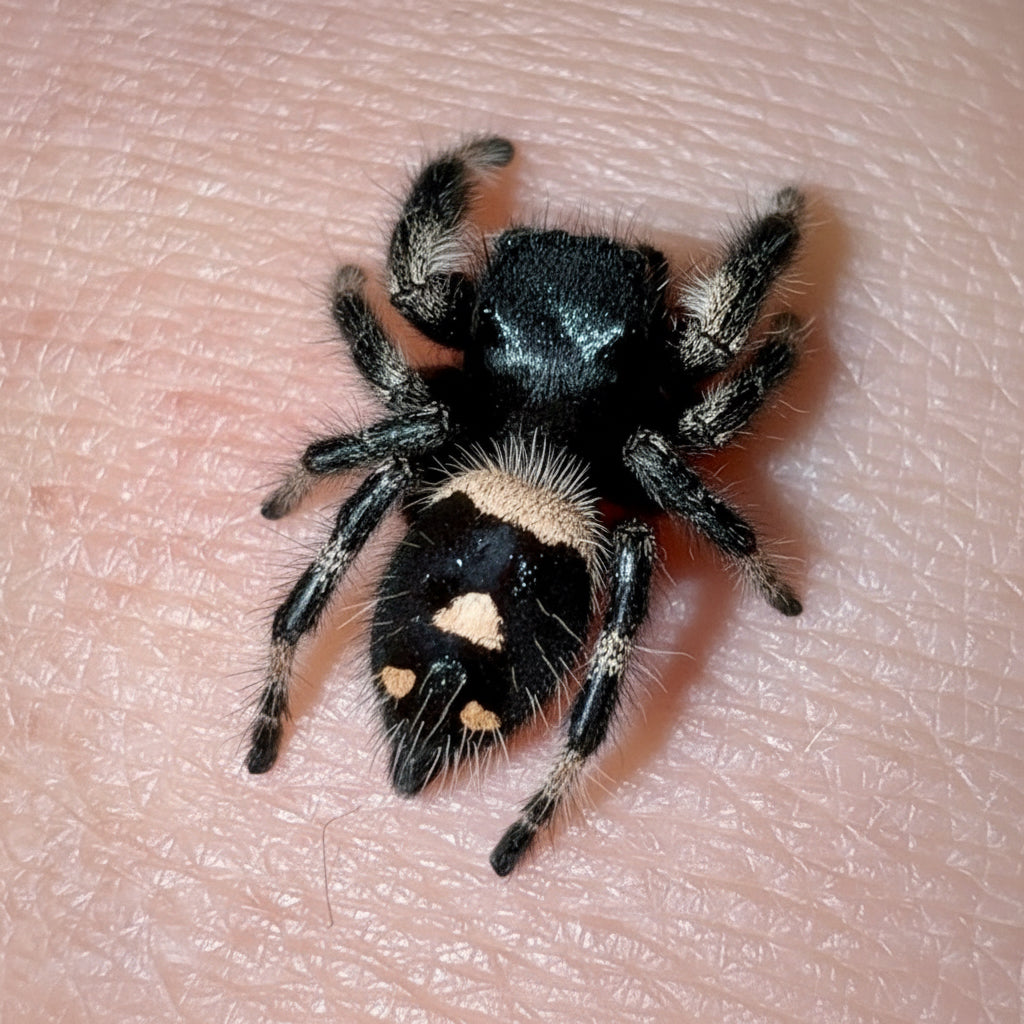 Hera Phidippus regius Nord Florida Weibchen