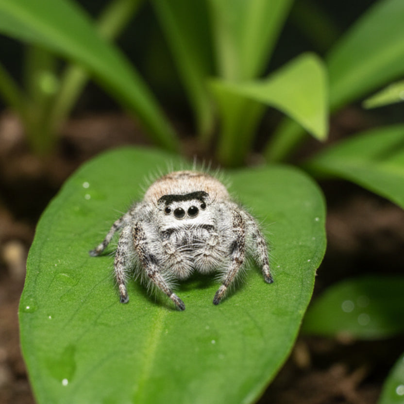 Springspinne Phidippus regius Bahamas