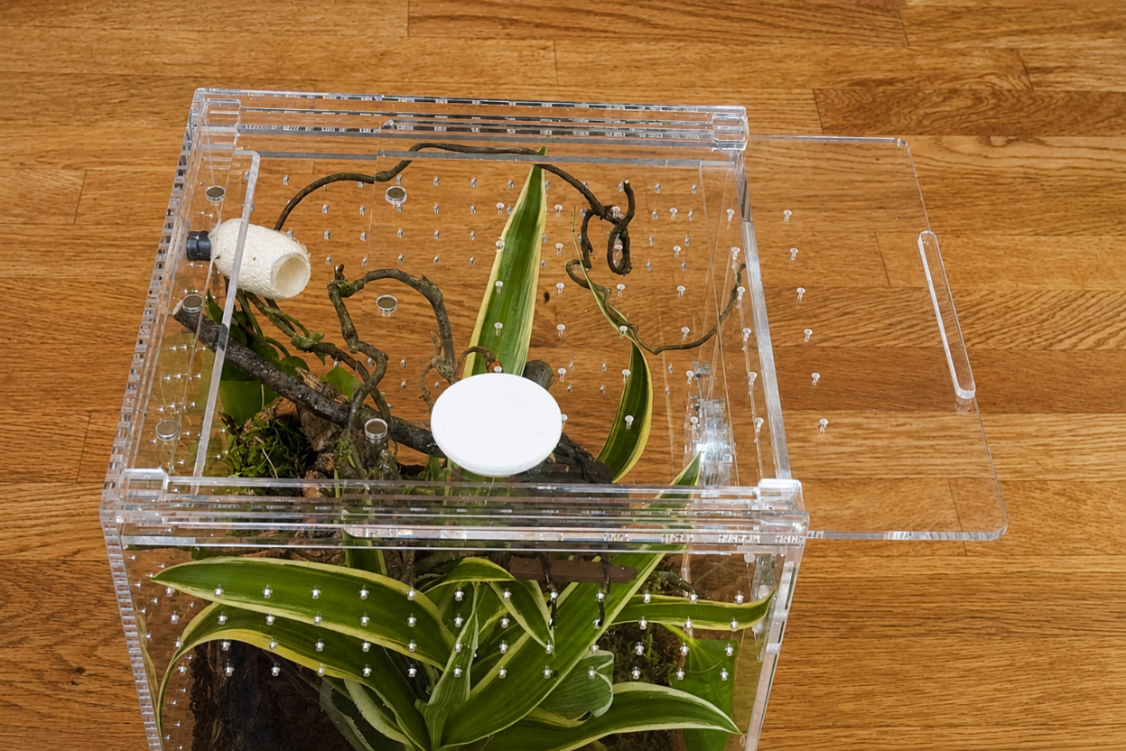 Terrarium Repto Terra Clear Deluxe Ansicht oben