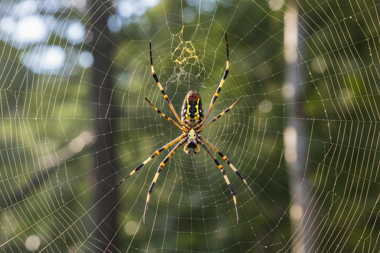 Seidenspinne Golden Orb Weaver Nephila spec Tanzania Weibchen